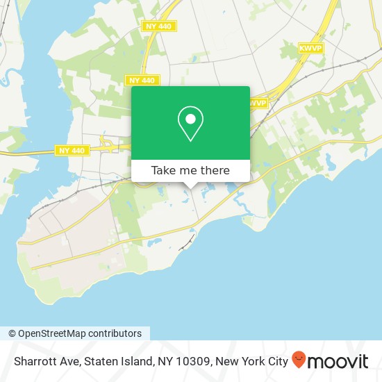 Mapa de Sharrott Ave, Staten Island, NY 10309