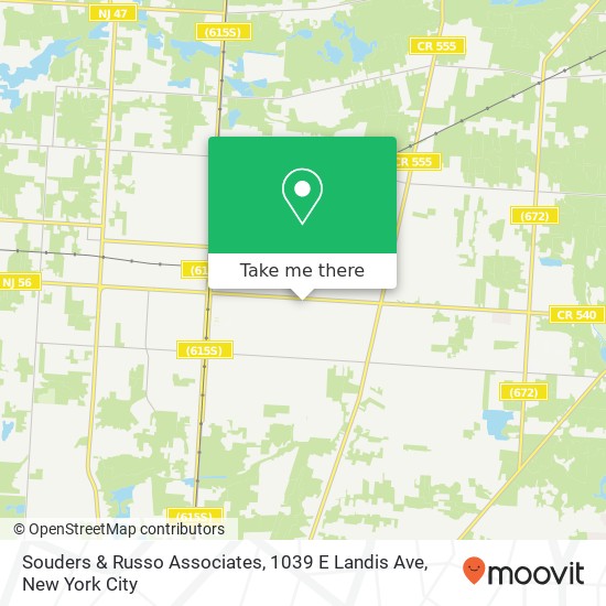 Souders & Russo Associates, 1039 E Landis Ave map