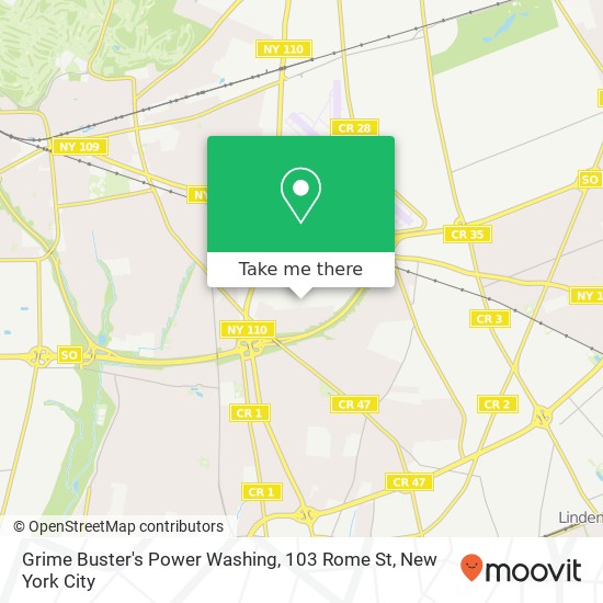 Grime Buster's Power Washing, 103 Rome St map