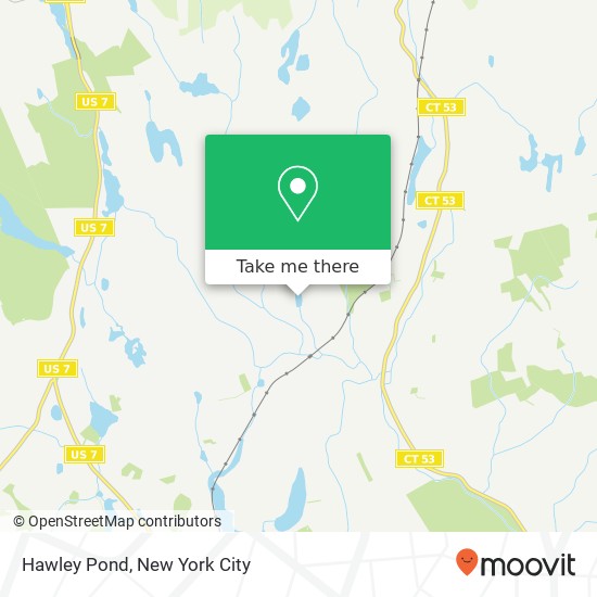 Hawley Pond map