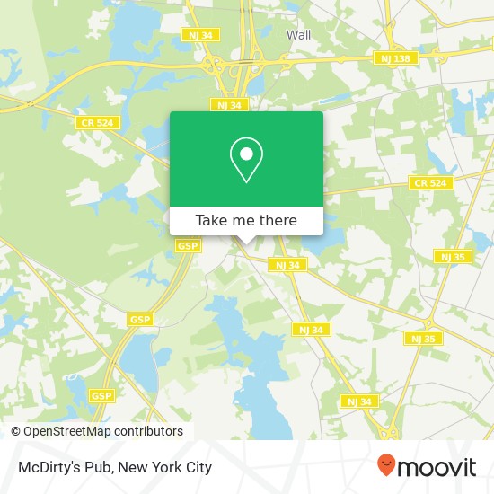 Mapa de McDirty's Pub