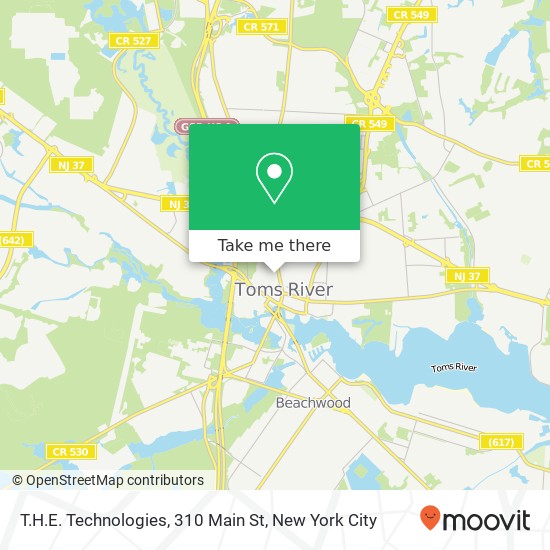 T.H.E. Technologies, 310 Main St map