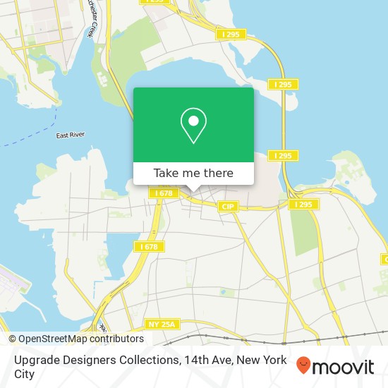 Upgrade Designers Collections, 14th Ave map