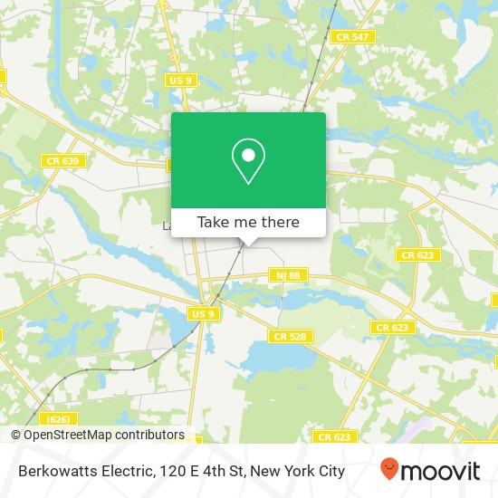 Berkowatts Electric, 120 E 4th St map