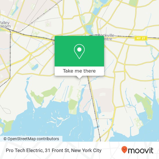 Mapa de Pro Tech Electric, 31 Front St