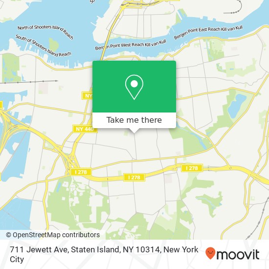 711 Jewett Ave, Staten Island, NY 10314 map