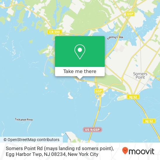 Somers Point Rd (mays landing rd somers point), Egg Harbor Twp, NJ 08234 map