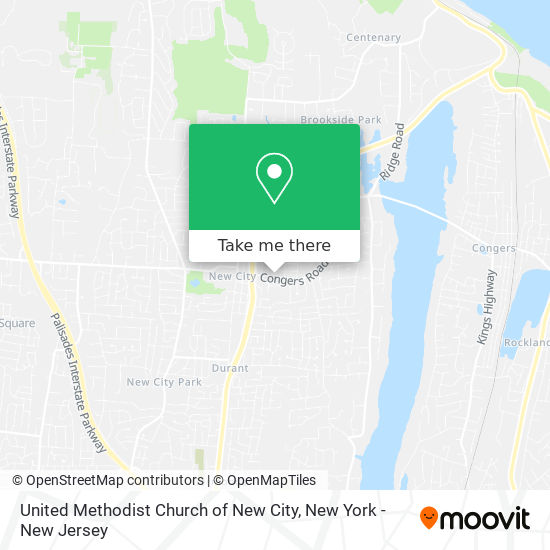 Mapa de United Methodist Church of New City