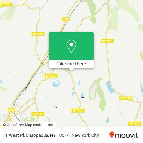 1 West Pl, Chappaqua, NY 10514 map