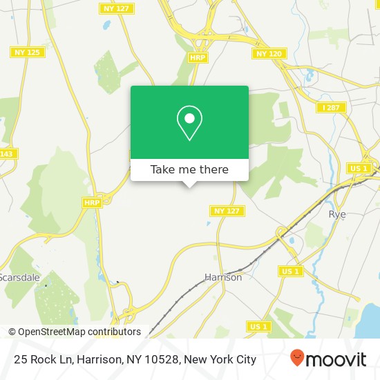 25 Rock Ln, Harrison, NY 10528 map