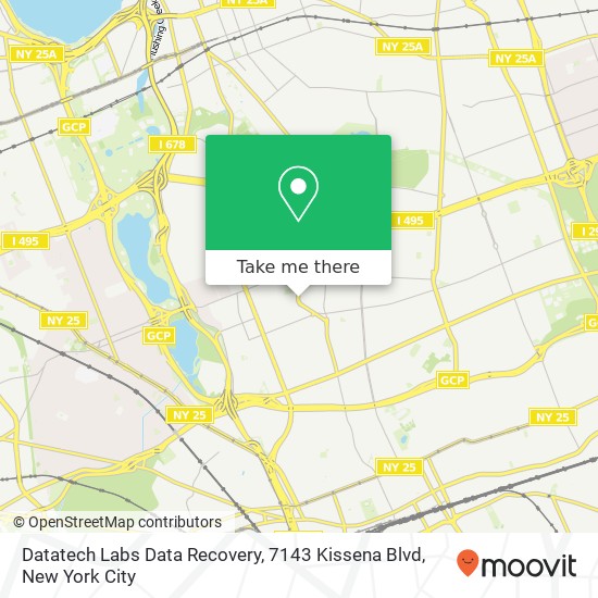 Datatech Labs Data Recovery, 7143 Kissena Blvd map