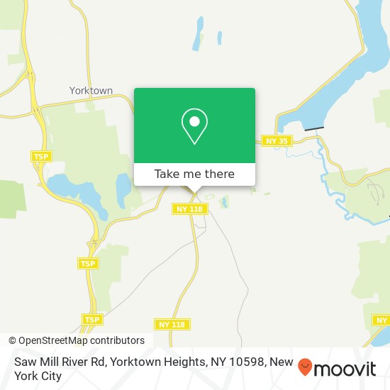 Saw Mill River Rd, Yorktown Heights, NY 10598 map