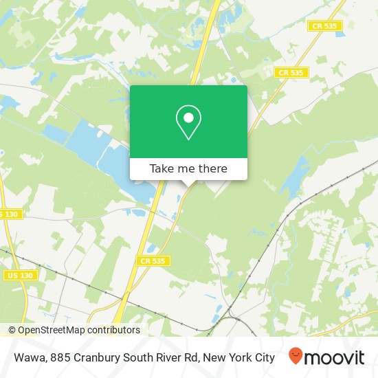 Wawa, 885 Cranbury South River Rd map