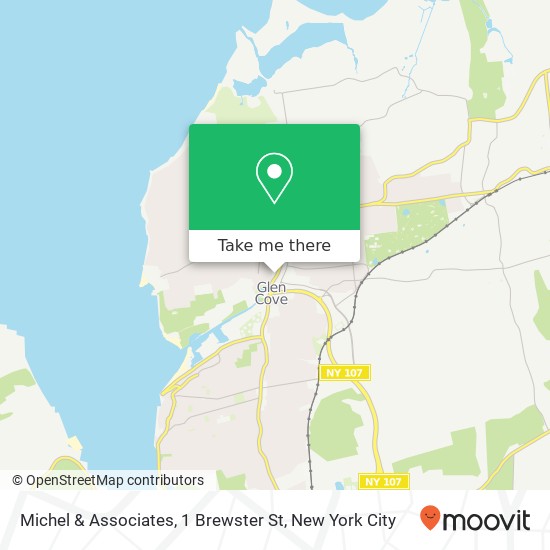 Mapa de Michel & Associates, 1 Brewster St