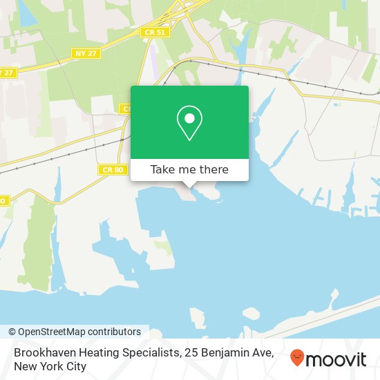 Brookhaven Heating Specialists, 25 Benjamin Ave map