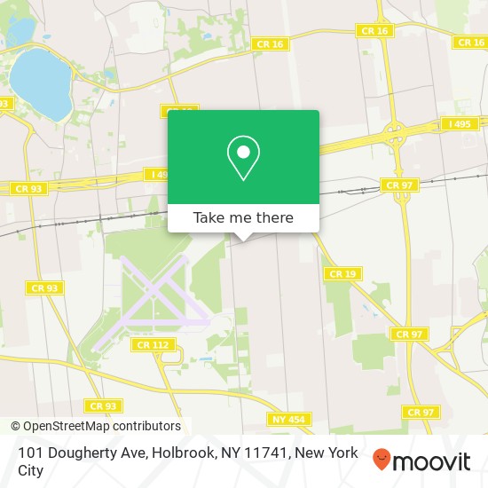 101 Dougherty Ave, Holbrook, NY 11741 map