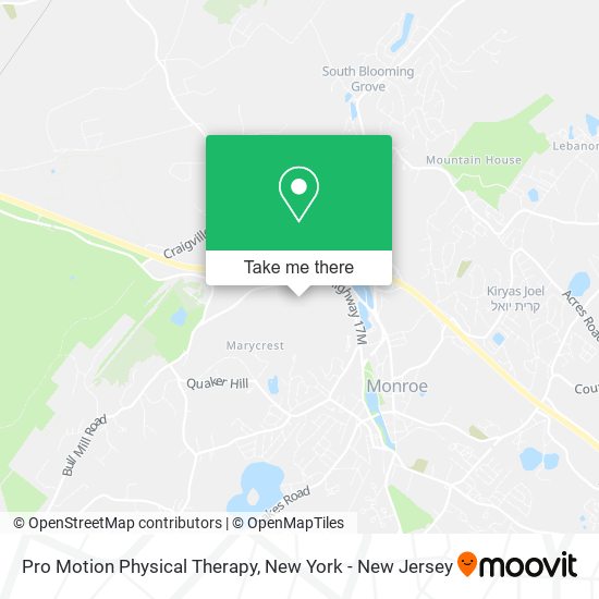 Pro Motion Physical Therapy map