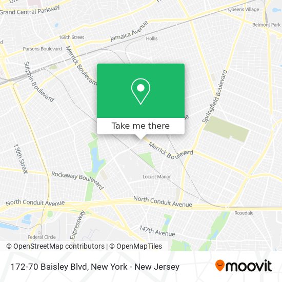 172-70 Baisley Blvd map