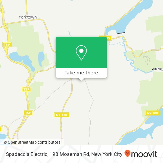 Mapa de Spadaccia Electric, 198 Moseman Rd