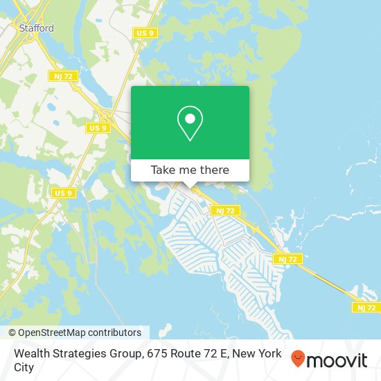 Mapa de Wealth Strategies Group, 675 Route 72 E