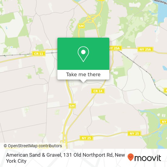 American Sand & Gravel, 131 Old Northport Rd map