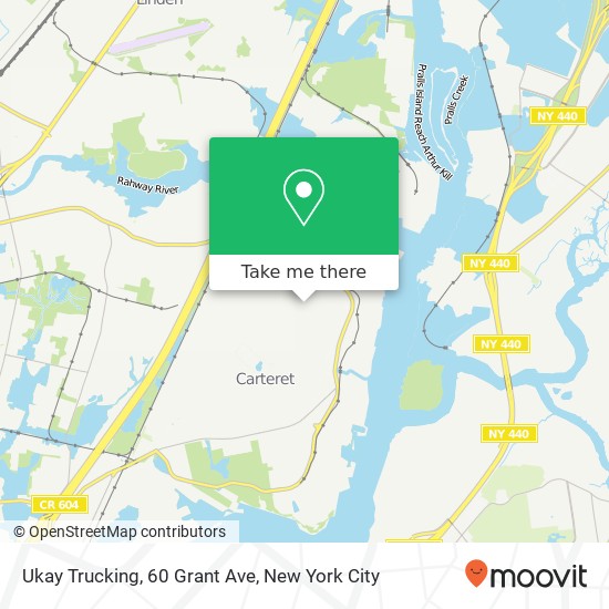 Mapa de Ukay Trucking, 60 Grant Ave