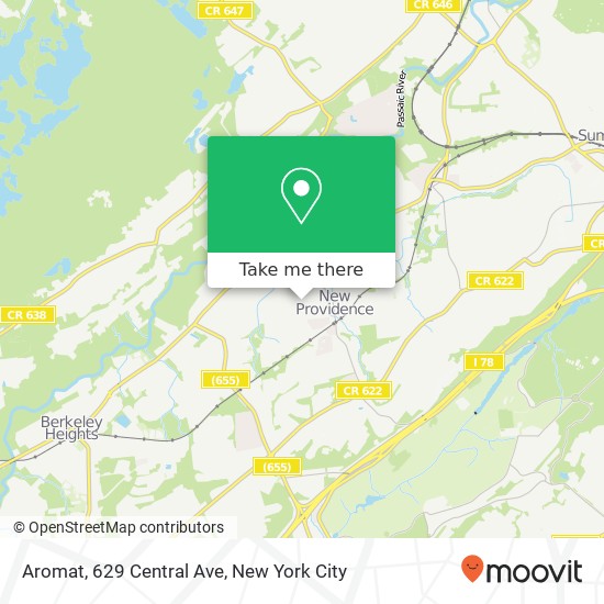 Aromat, 629 Central Ave map