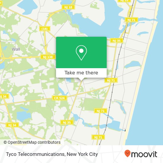 Tyco Telecommunications map