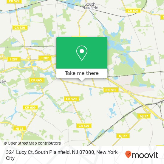 324 Lucy Ct, South Plainfield, NJ 07080 map
