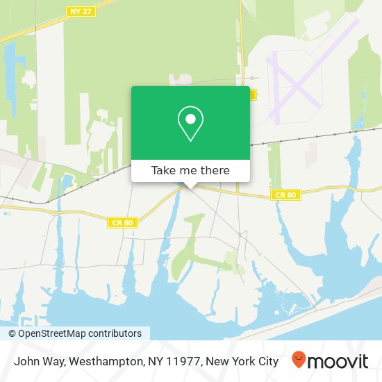 John Way, Westhampton, NY 11977 map