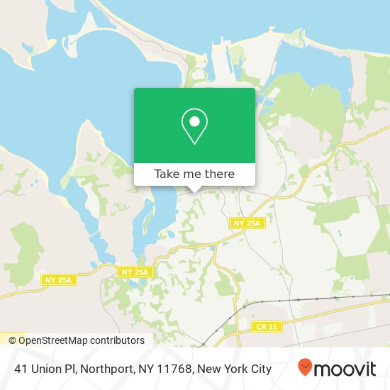 41 Union Pl, Northport, NY 11768 map