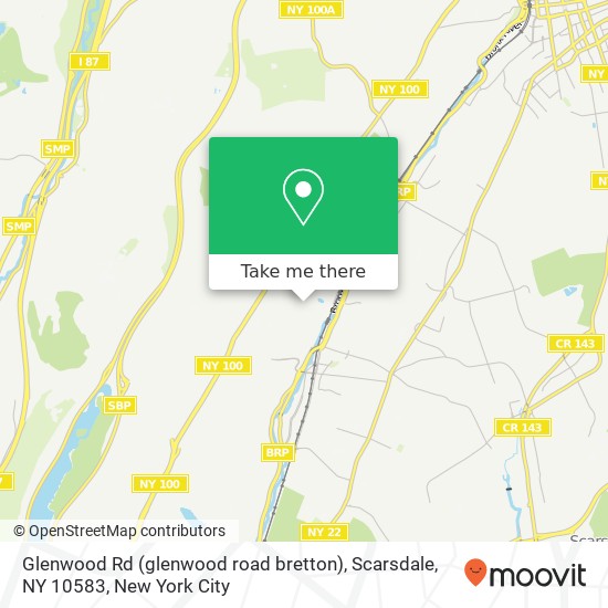 Glenwood Rd (glenwood road bretton), Scarsdale, NY 10583 map