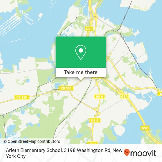 Mapa de Arleth Elementary School, 3198 Washington Rd