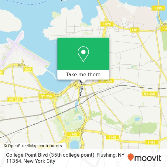 College Point Blvd (35th college point), Flushing, NY 11354 map