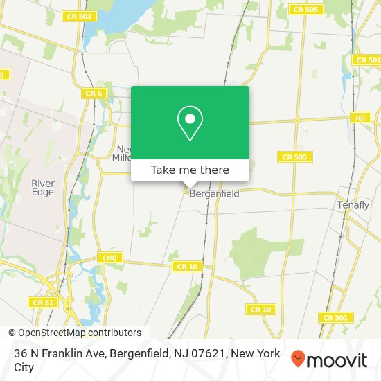 36 N Franklin Ave, Bergenfield, NJ 07621 map