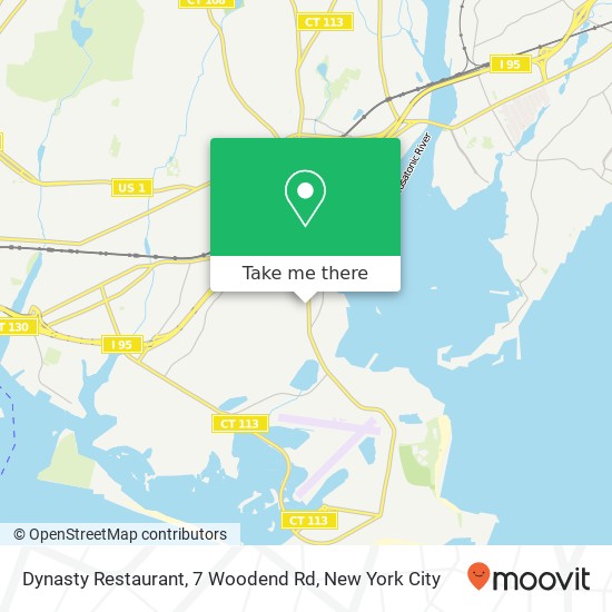 Dynasty Restaurant, 7 Woodend Rd map