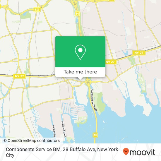 Components Service BM, 28 Buffalo Ave map