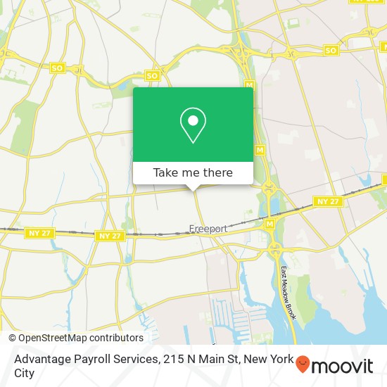 Mapa de Advantage Payroll Services, 215 N Main St