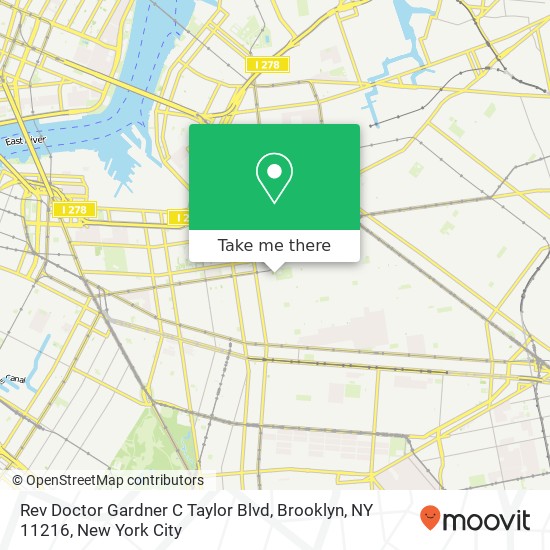 Rev Doctor Gardner C Taylor Blvd, Brooklyn, NY 11216 map