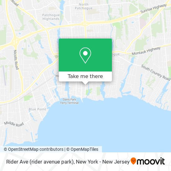 Mapa de Rider Ave (rider avenue park)