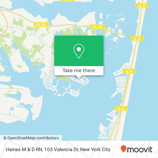 Haines M & D RN, 103 Valencia Dr map