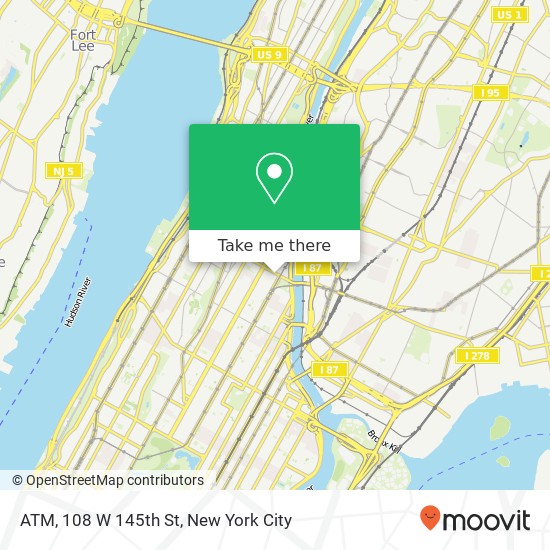 ATM, 108 W 145th St map
