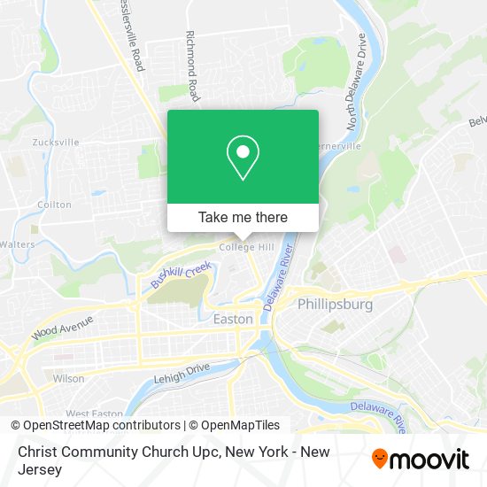 Mapa de Christ Community Church Upc