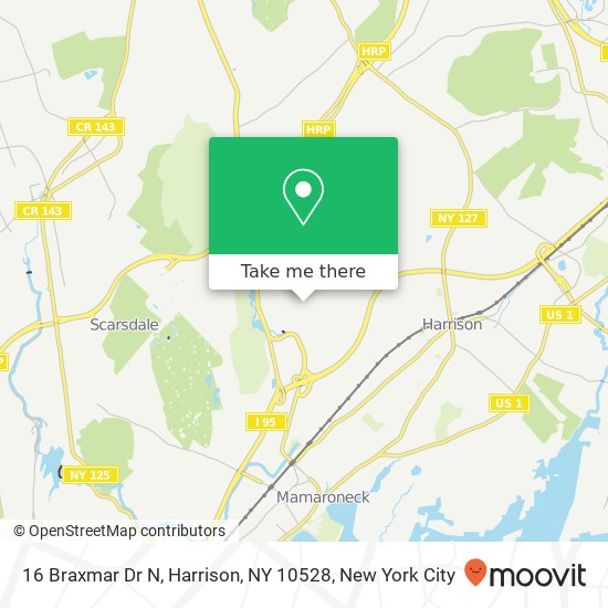 16 Braxmar Dr N, Harrison, NY 10528 map