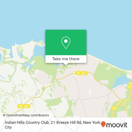 Indian Hills Country Club, 21 Breeze Hill Rd map