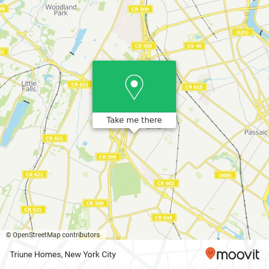 Triune Homes map