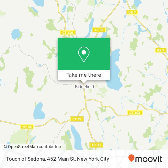 Mapa de Touch of Sedona, 452 Main St
