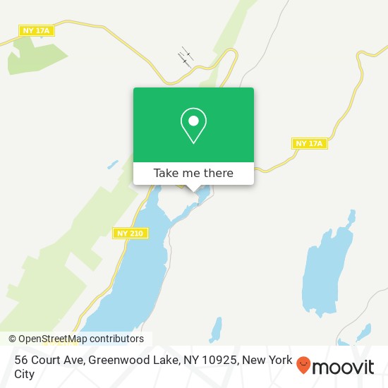 56 Court Ave, Greenwood Lake, NY 10925 map