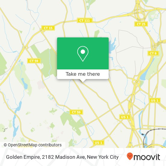 Golden Empire, 2182 Madison Ave map