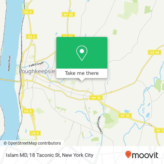 Islam MD, 18 Taconic St map